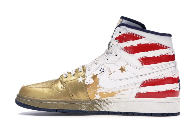 Jordan 1 Retro Dave White Wings For the Future Gold
