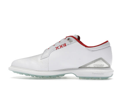 Jordan ADG 5 White Metallic Silver Blue Tint Fire Red (Wide)