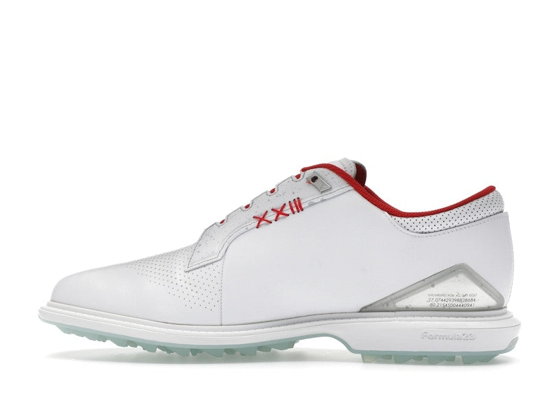 Jordan ADG 5 White Metallic Silver Blue Tint Fire Red (Wide)