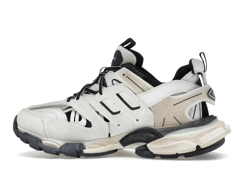 Balenciaga Track Worn Out In White Black