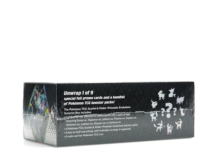 Pokémon Scarlet & Violet Prismatic Evolutions Surprise Box