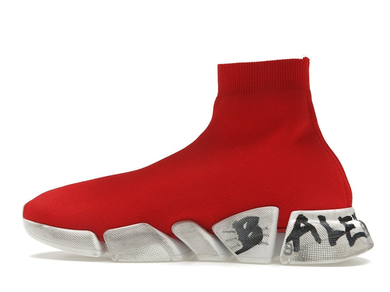 Balenciaga Speed 2.0 Graffiti Red White