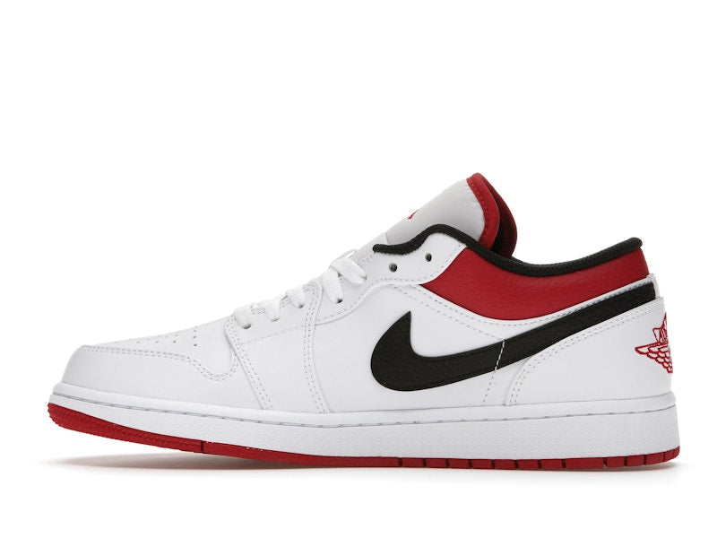 Jordan 1 Low White University Red Black