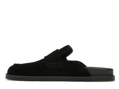 Hermes Go Mule Noir Suede Calkfskin (Men's)