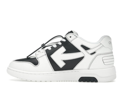 OFF-WHITE Out Of Office OOO Low Tops Black White
