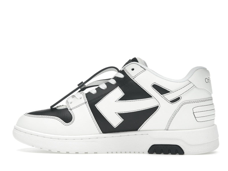 OFF-WHITE Out Of Office OOO Low Tops Black White