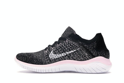 Nike Free RN Flyknit 2018 Black Pink Foam (Women's)