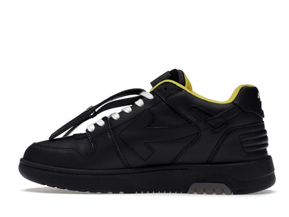 OFF-WHITE Out Of Office "OOO" Low Tops For Walking Black Yellow