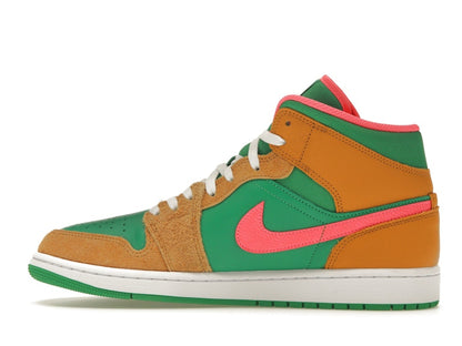 Jordan 1 Mid SE Wheat Watermelon