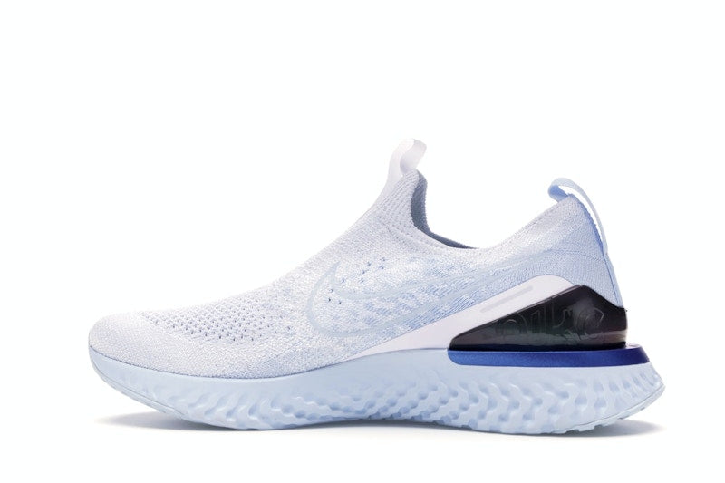 Nike Epic Phantom React Flyknit White Hydrogen Blue (Women's)
