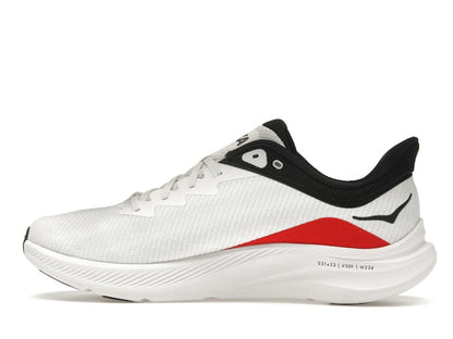 Hoka One One Solimar White Cosmic Grey Red