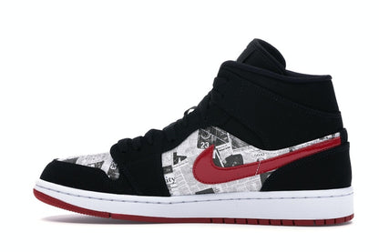 Jordan 1 Mid Newspaper Air Times
