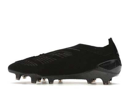 adidas Predator 24 Elite Laceless FG Core Black Carbon