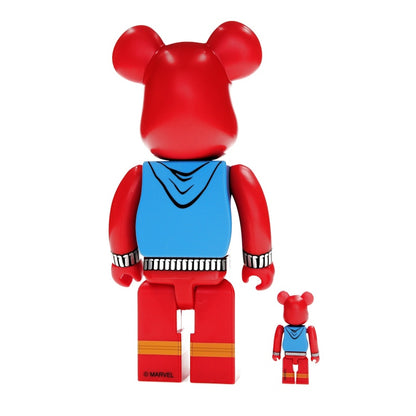 Bearbrick x Marvel Spider-Man Scarlet Spider 100% & 400% Set