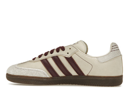 adidas Samba OG Wonder White Maroon (Women's)