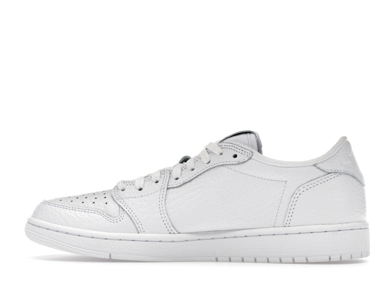 Jordan 1 Retro Low Swooshless Triple White (2025)