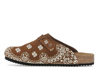 Bravest Studios Suede Paisley Clogs Hazel
