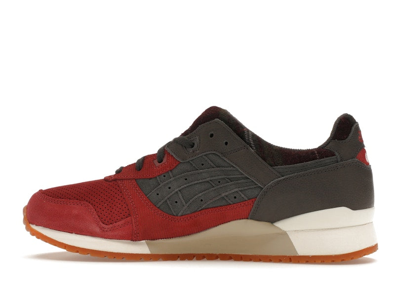 ASICS Gel-Lyte III OG Brisket Red Obsidian Grey