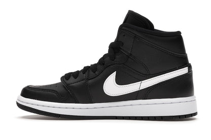 Jordan 1 Mid Black White (Women's)