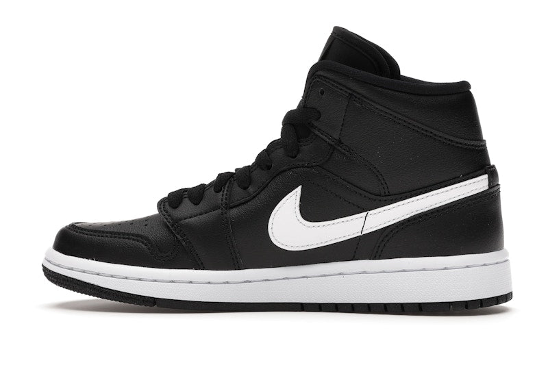 Jordan 1 Mid Black White (Women's)