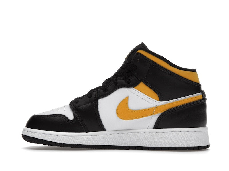 Jordan 1 Mid White Pollen Black (GS)