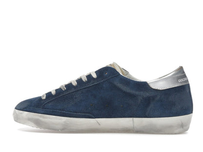 Golden Goose Super-Star Aviator Blue Cream Silver