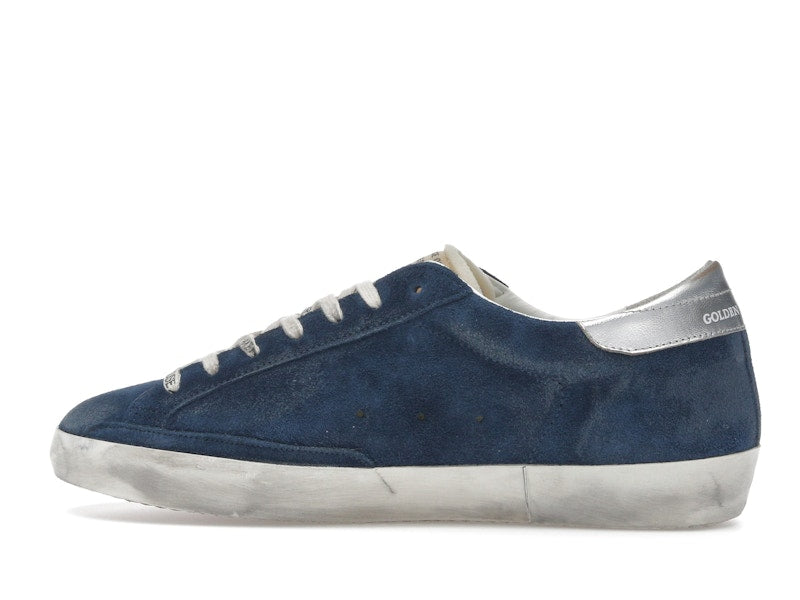 Golden Goose Super-Star Aviator Blue Cream Silver