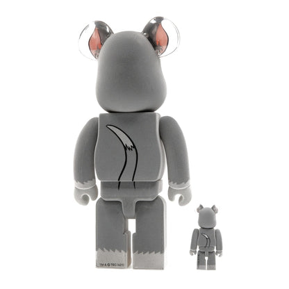 Bearbrick Tom and Jerry: Tom Flocky 100% & 400% Set