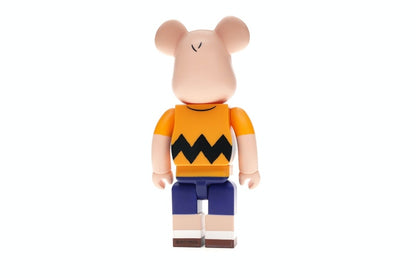 Bearbrick Charlie Brown 400% Yellow