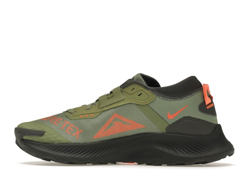 Nike Pegasus Trail 3 Gore-Tex Oil Green Iron Grey Total Orange