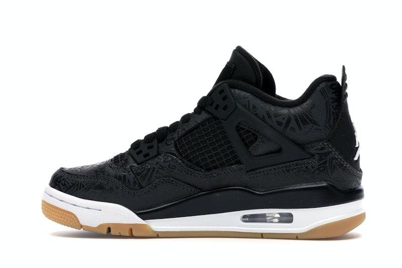 Jordan 4 Retro Laser Black Gum (GS)