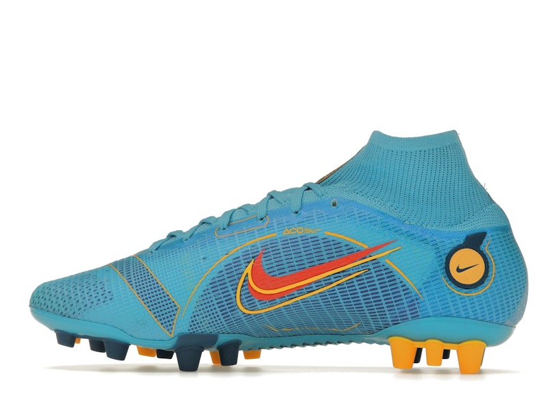 Nike Mercurial Superfly 8 Elite AG Chlorine Blue Laser Orange