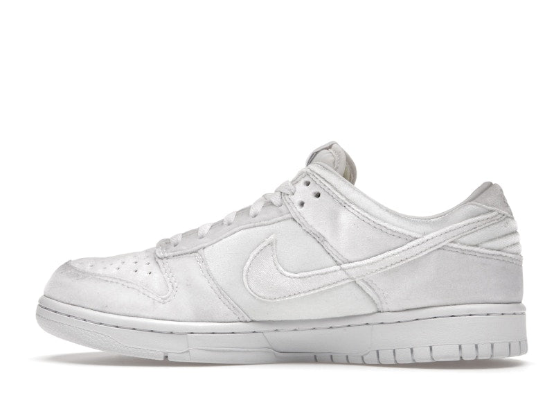 Nike Dunk Low Dover Street Market Triple White Velvet