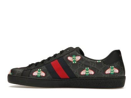 Gucci Ace Bee Print Black