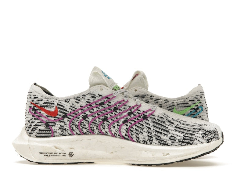 Nike Pegasus Turbo Next Nature SE White Lime Blast Fuchsia Dream