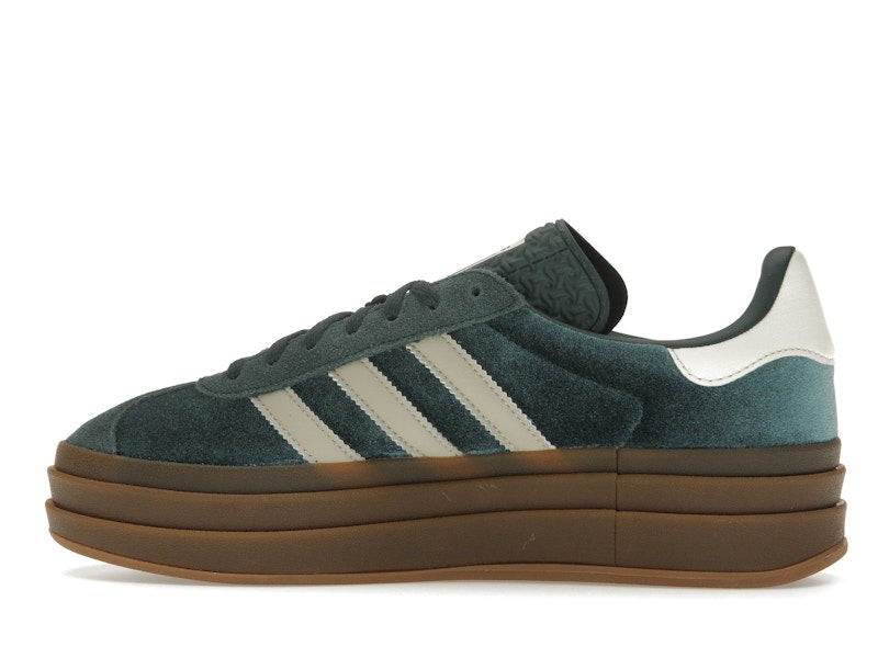 adidas Gazelle Bold Mineral Green Velvet (Women's)