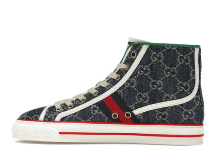 Gucci Tennis 1977 High Top Denim GG Print (Women's)