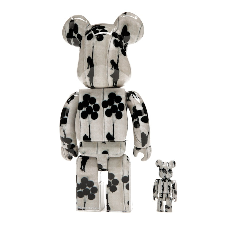 Bearbrick Flying Balloons Girl 100% & 400% Set