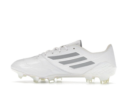 adidas Adizero F50 4 Leather FG White Silver Metallic