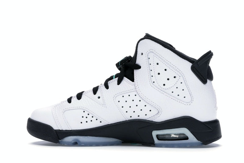 Jordan 6 Retro White Jade Black (GS)