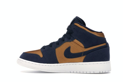 Jordan 1 Mid Obsidian Desert Ochre (GS)