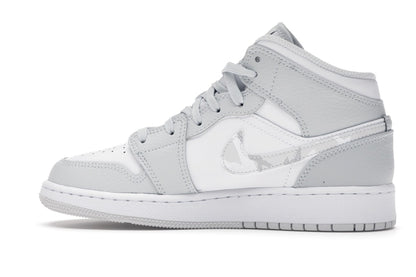 Jordan 1 Mid Grey Camo (GS)