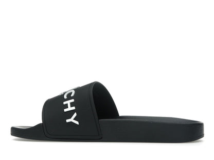 Givenchy Paris Slide Sandals Black