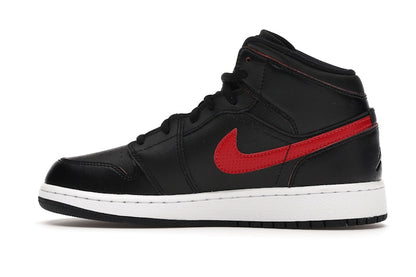 Jordan 1 Retro Mid Black Gym Red (GS)