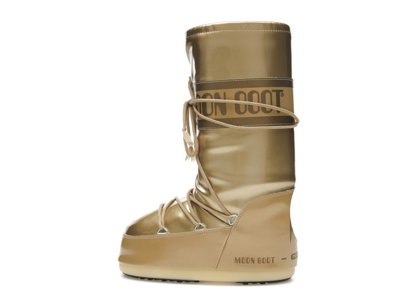 Moon Boot Icon Vinile Boot Metallic Gold