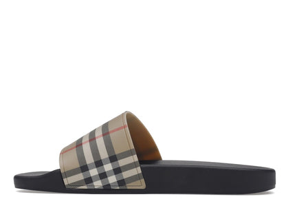 Burberry Vintage Check Slides Archive Beige