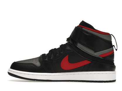 Jordan 1 High FlyEase Black Gym Red Smoke Grey