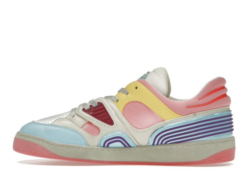 Gucci Basket Low-Top Sneaker Light Blue Demetra Pink (Women's)