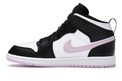 Jordan 1 Mid White Black Light Arctic Pink (PS)
