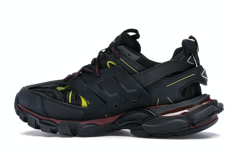 Balenciaga Track Trainers Black Bordeaux